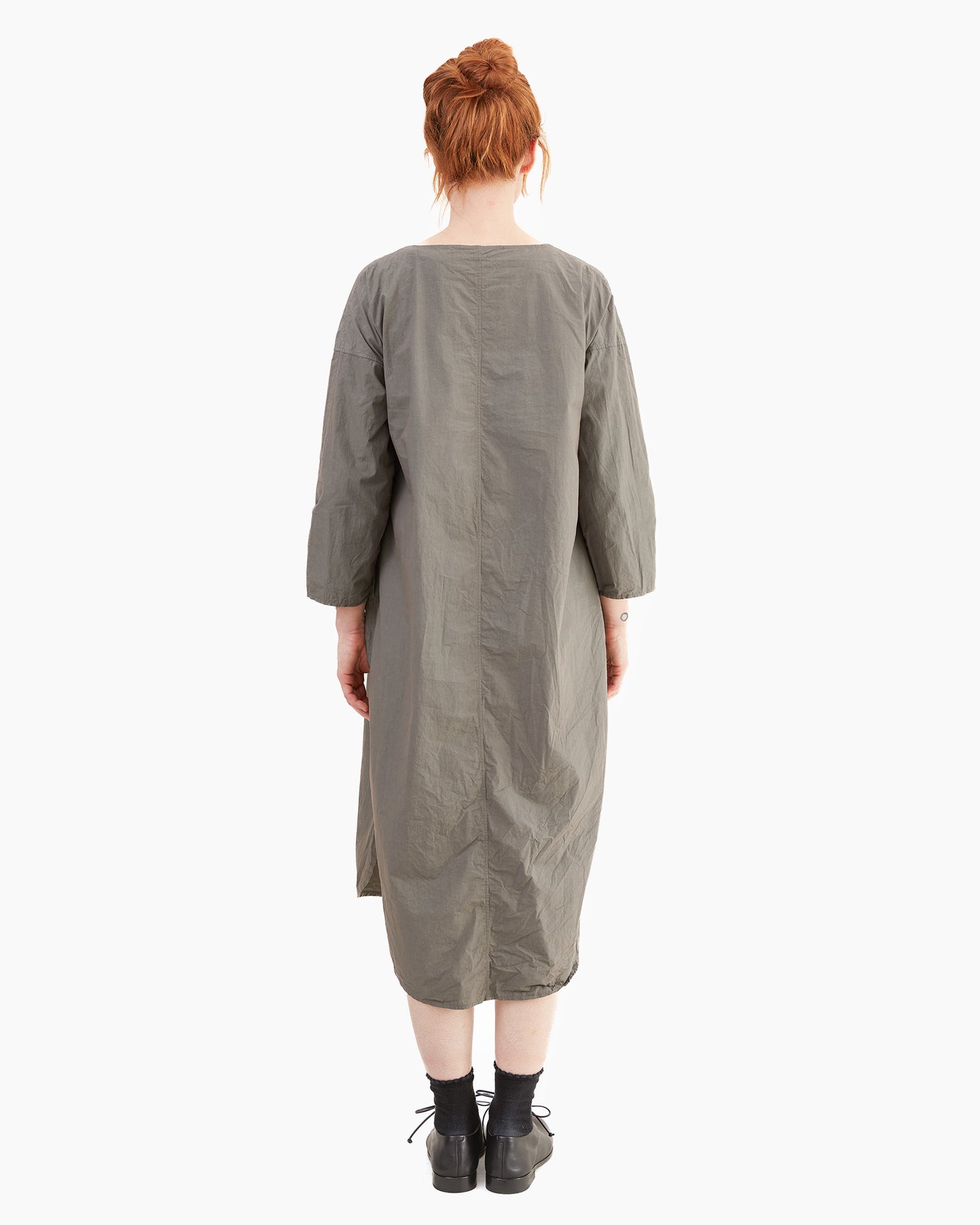 Album Di Famiglia T-shirt Dress TC in Anthracite