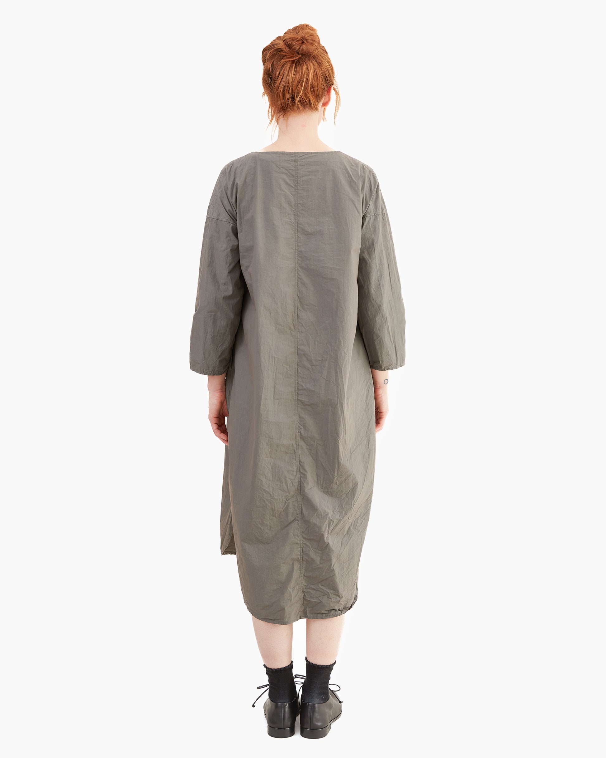 Album Di Famiglia T-shirt Dress TC in Anthracite