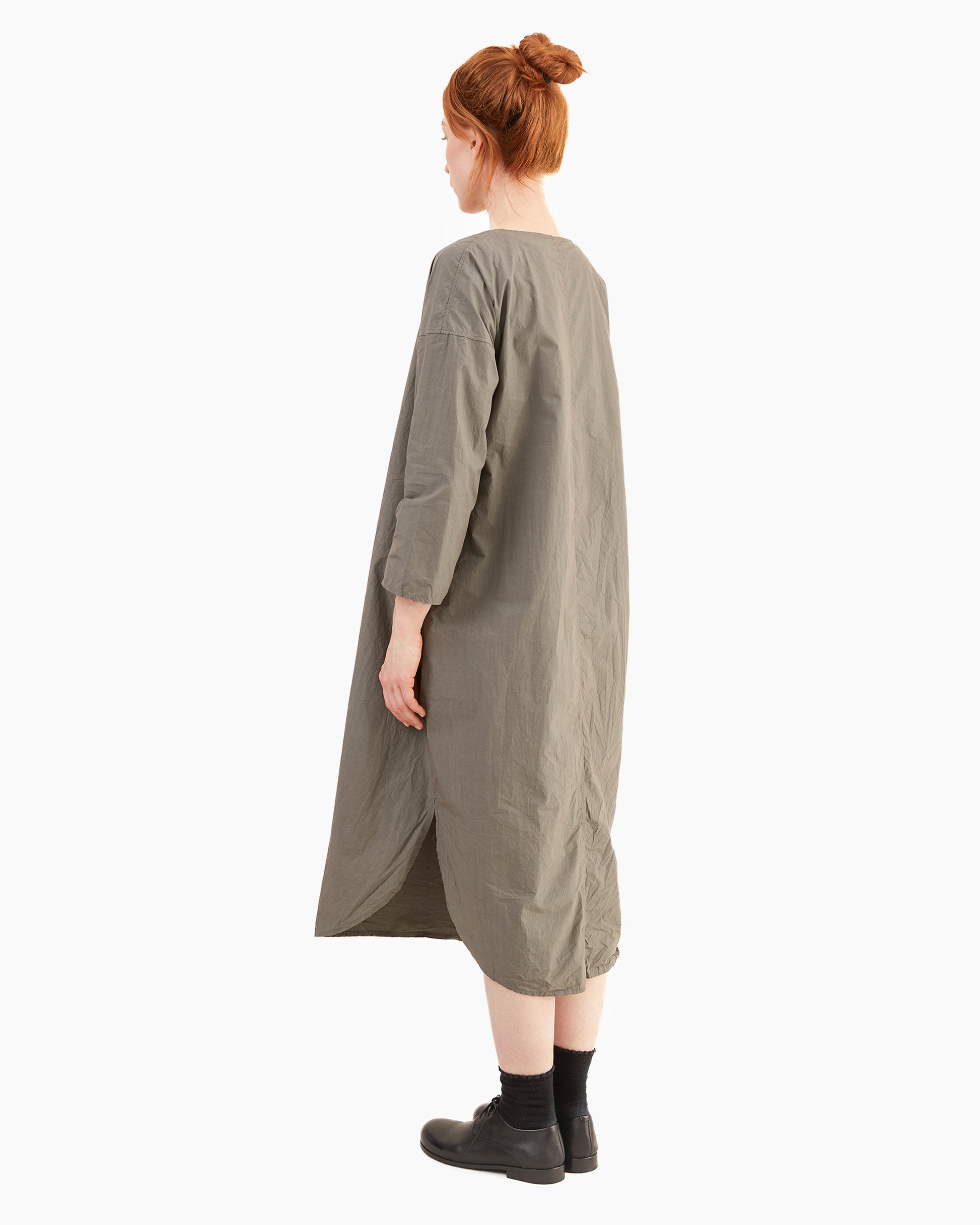 Album Di Famiglia T-shirt Dress TC in Anthracite