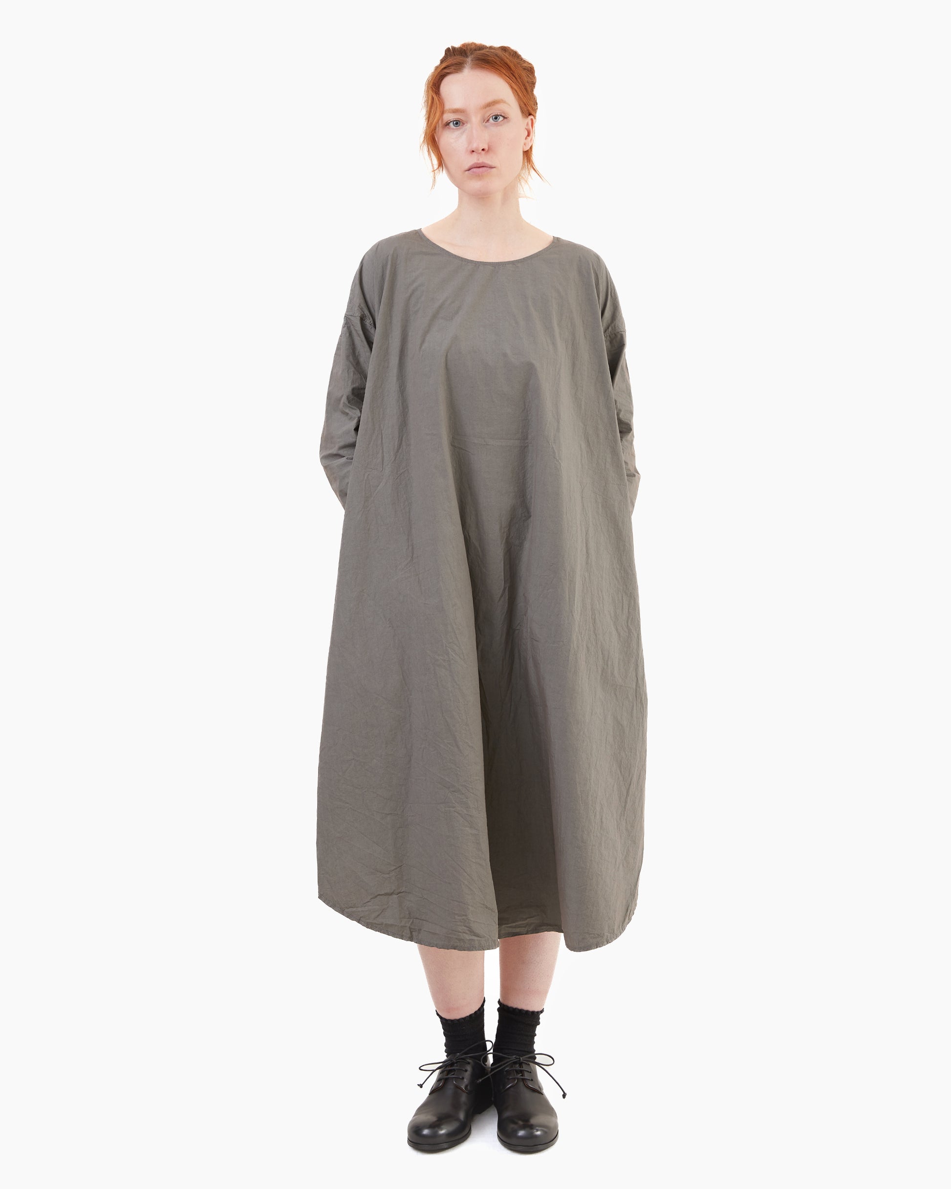 Album Di Famiglia T-shirt Dress TC in Anthracite
