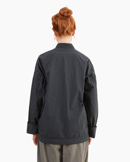 Album Di Famiglia Collar Shirt TC in Black