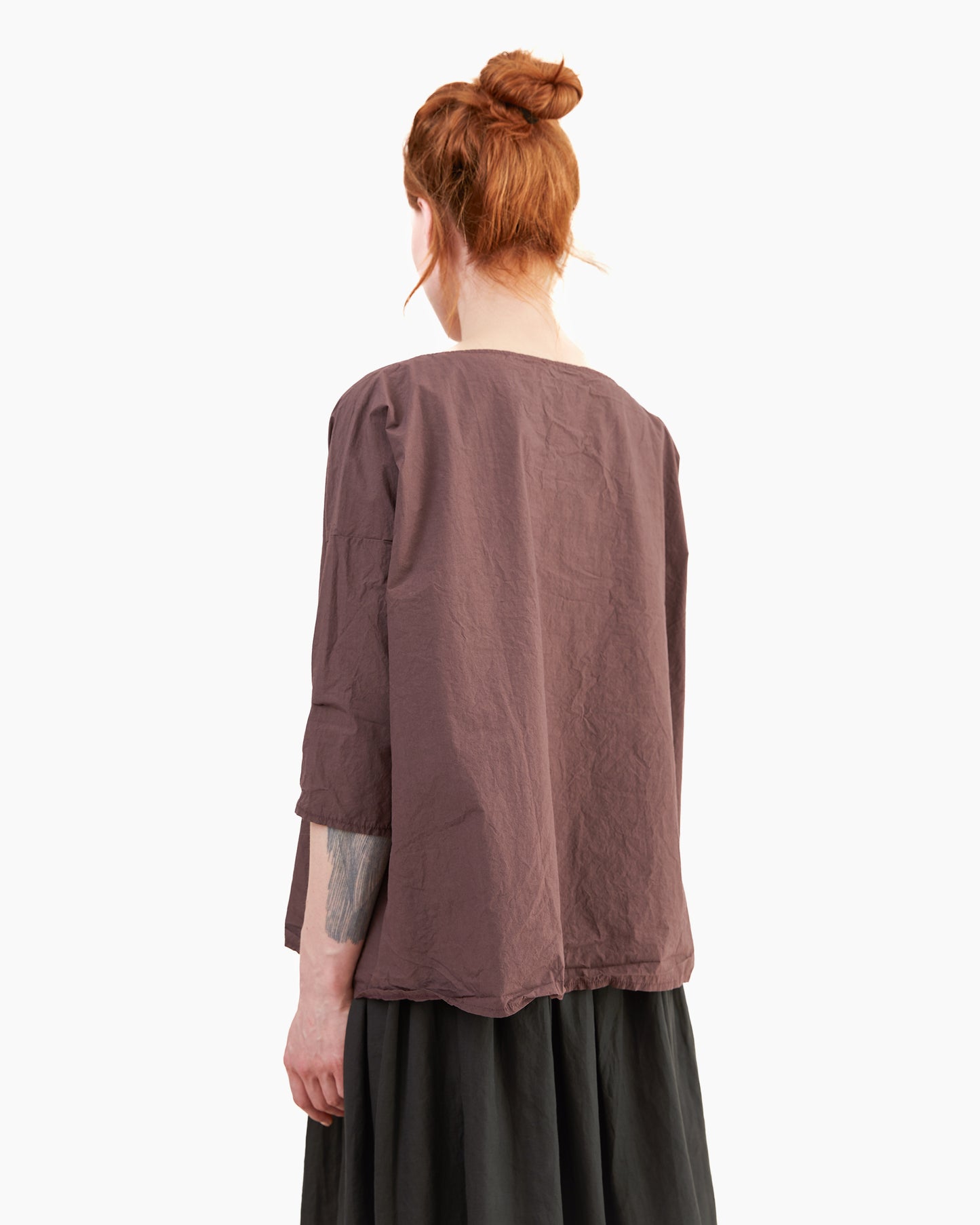 Album Di Famiglia Short Tunic TC in Grape