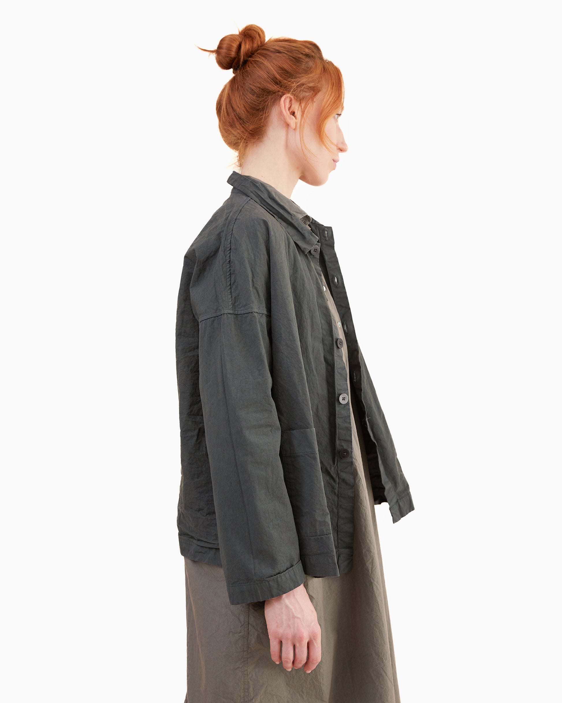 Album Di Famiglia Overshirt CC in Thyme