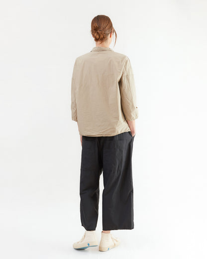 Album Di Famiglia Short Collar Shirt in Stone