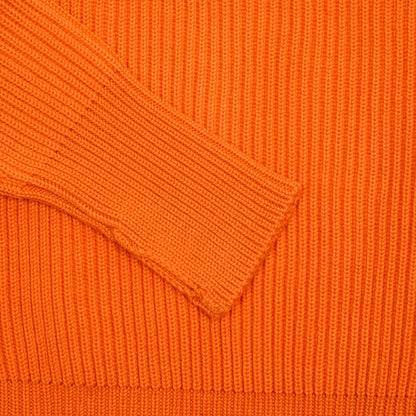 Andersen-Andersen Crew Neck Sweater in Orange