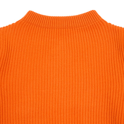 Andersen-Andersen Crew Neck Sweater in Orange