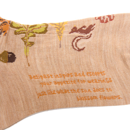 Antipast Autumn Park Socks in Beige