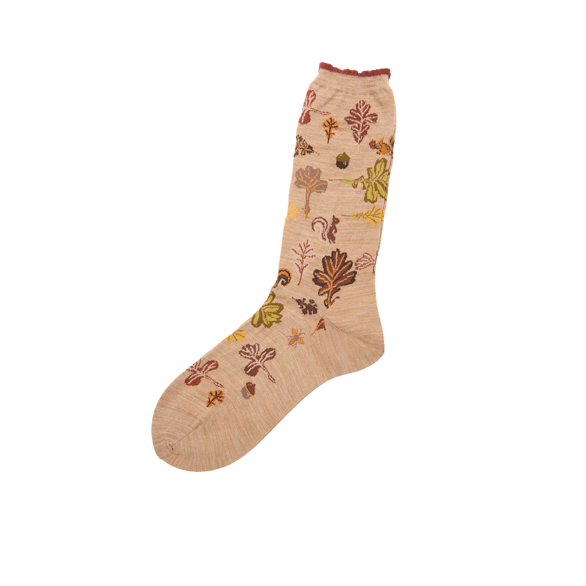 Antipast Autumn Park Socks in Beige