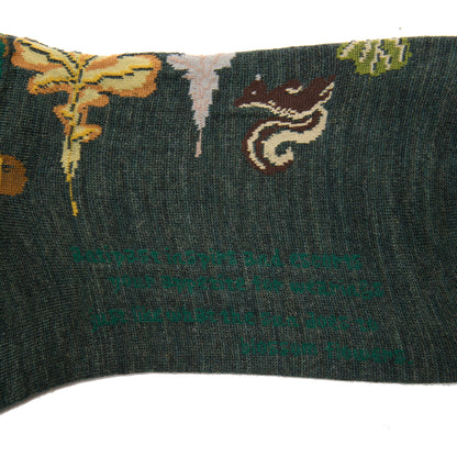 Antipast Autumn Park Socks in Green
