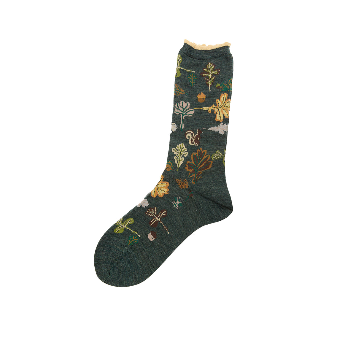 Antipast Autumn Park Socks in Green