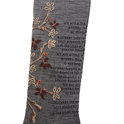 Antipast Peanut Tree High Socks in Grey