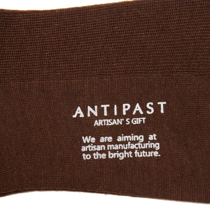 Antipast Two-Tone Socks in Brown