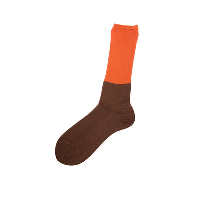 Antipast Two-Tone Socks in Brown
