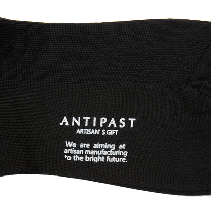 Antipast Two-Tone Socks in Black