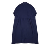 Antiquités Linen Shirt Dress in Navy 4