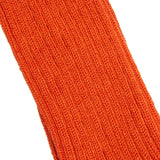 Antiquités Linen Rib Socks in Orange