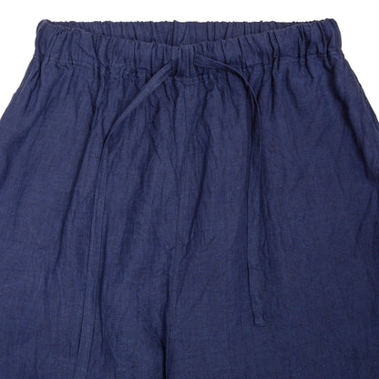 Antiquités Indigo Linen Pants in Navy