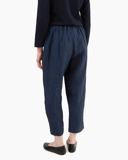 Apuntob Linen Trousers in Abyss