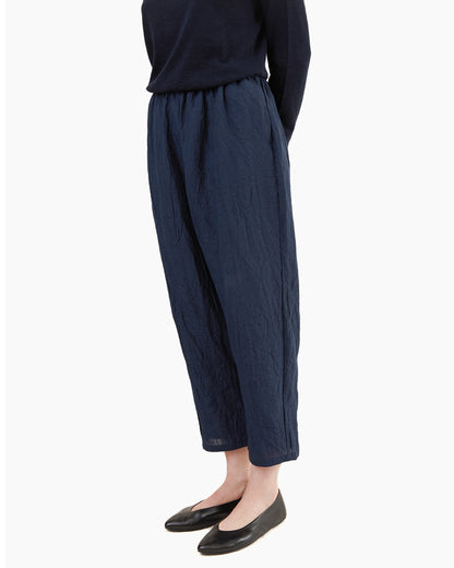 Apuntob Linen Trousers in Abyss