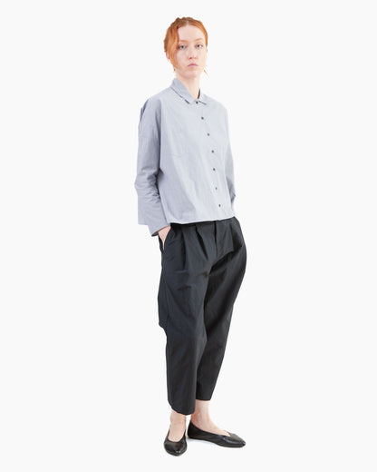 Apuntob Pleated Trousers in Black