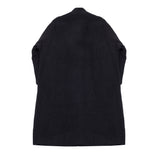 Apuntob Angora/Wool Overcoat in Black