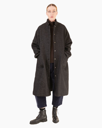 Apuntob P1802/TS1005 Cotton/Fleece wool Coat in Graphite