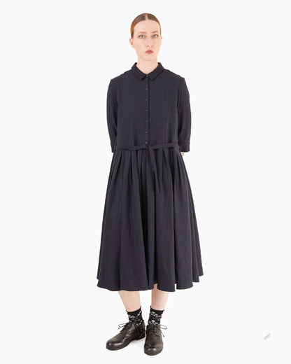 Apuntob P1723/TS990 Wool Fleece Dress in Blue