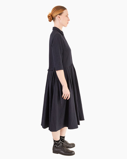 Apuntob P1723/TS990 Wool Fleece Dress in Blue