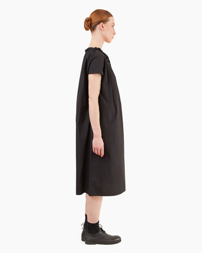 Apuntob Cotton Dress in Black