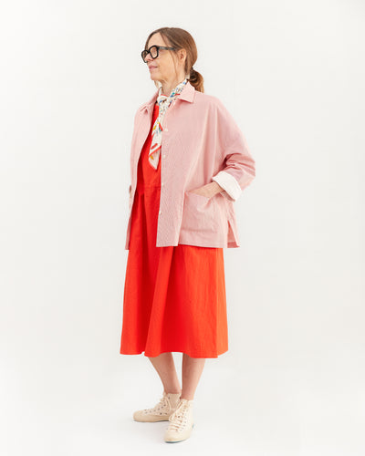 Apuntob Cotton Dress in Poppy