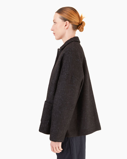 Apuntob P1835/TS1005 Cotton/Fleece Wool Jacket in Night