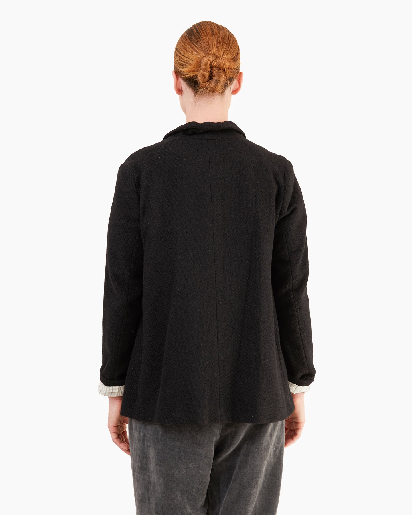 Apuntob Cashmere Casual Blazer in Black