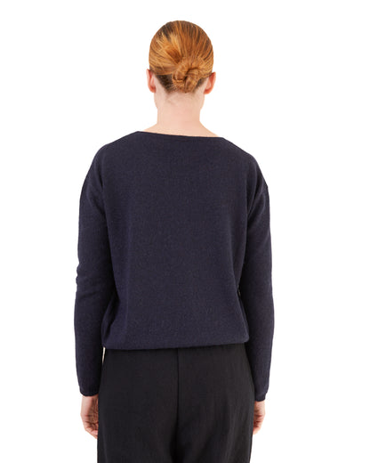 Apuntob P2102/TS999 Silk/Cashmere/Alpaca Sweater in blue