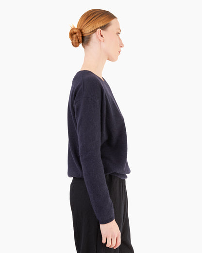 Apuntob P2102/TS999 Silk/Cashmere/Alpaca Sweater in blue