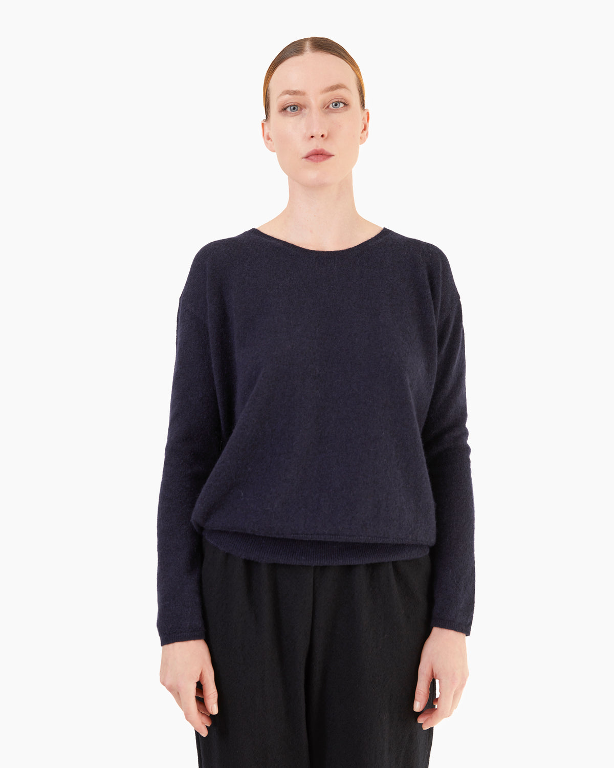 Apuntob P2102/TS999 Silk/Cashmere/Alpaca Sweater in blue