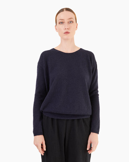 Apuntob P2102/TS999 Silk/Cashmere/Alpaca Sweater in blue