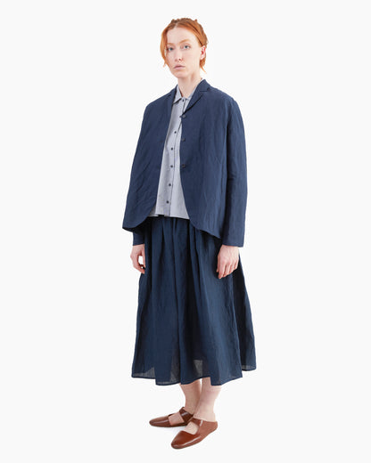 Apuntob Linen Jacket in Blue