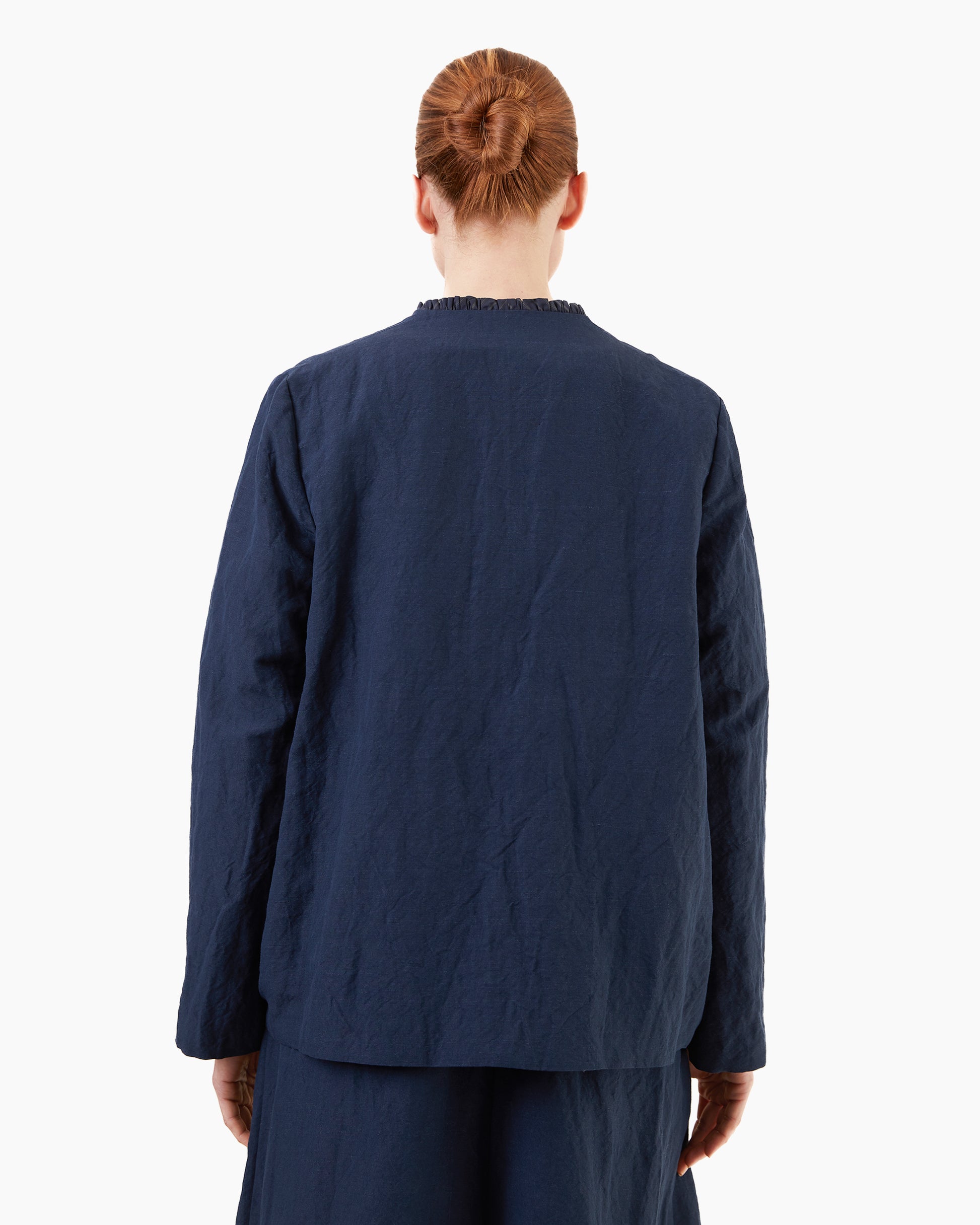 Apuntob Linen Jacket in Abyss