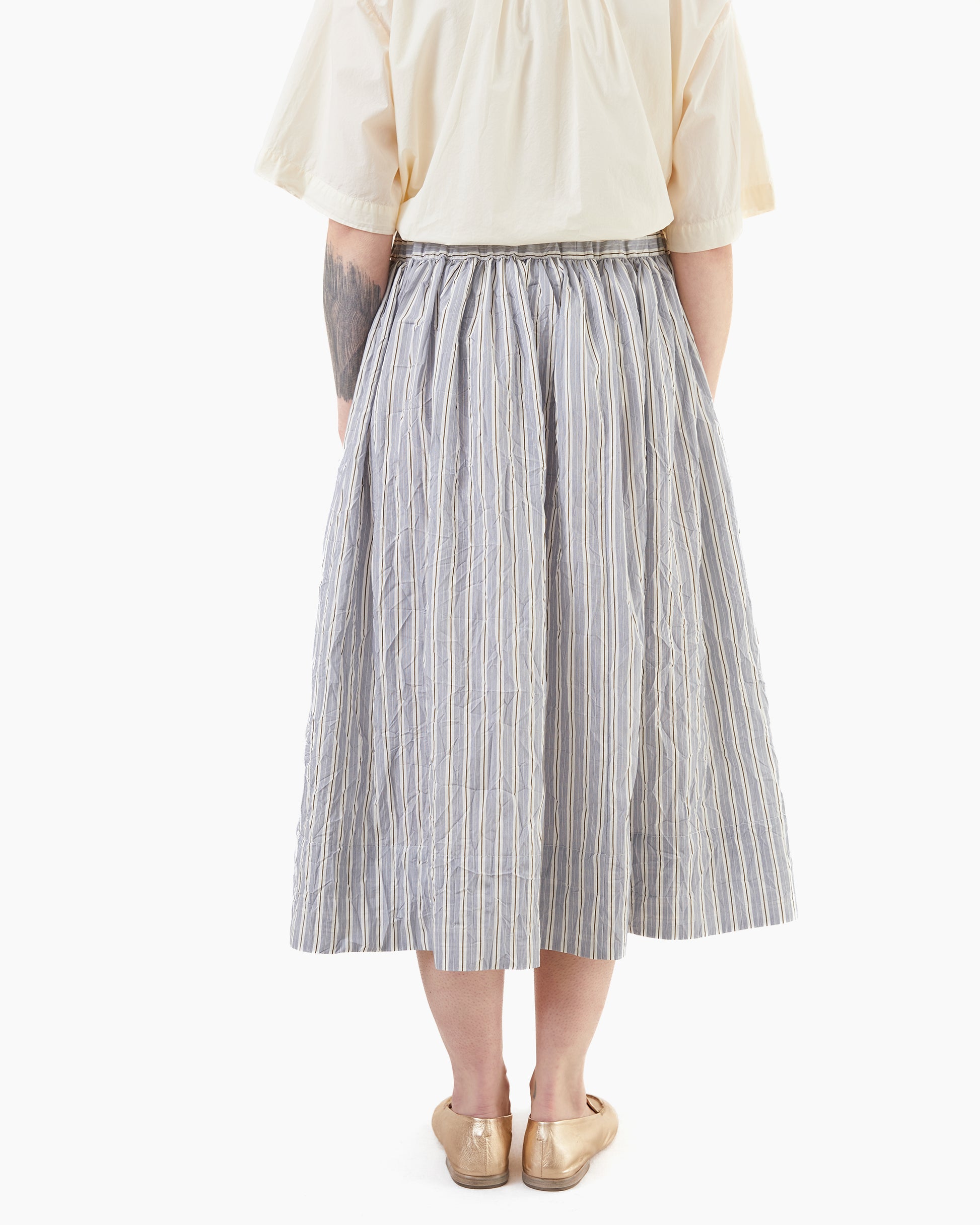 Apuntob Skirt in Abyss Stripe