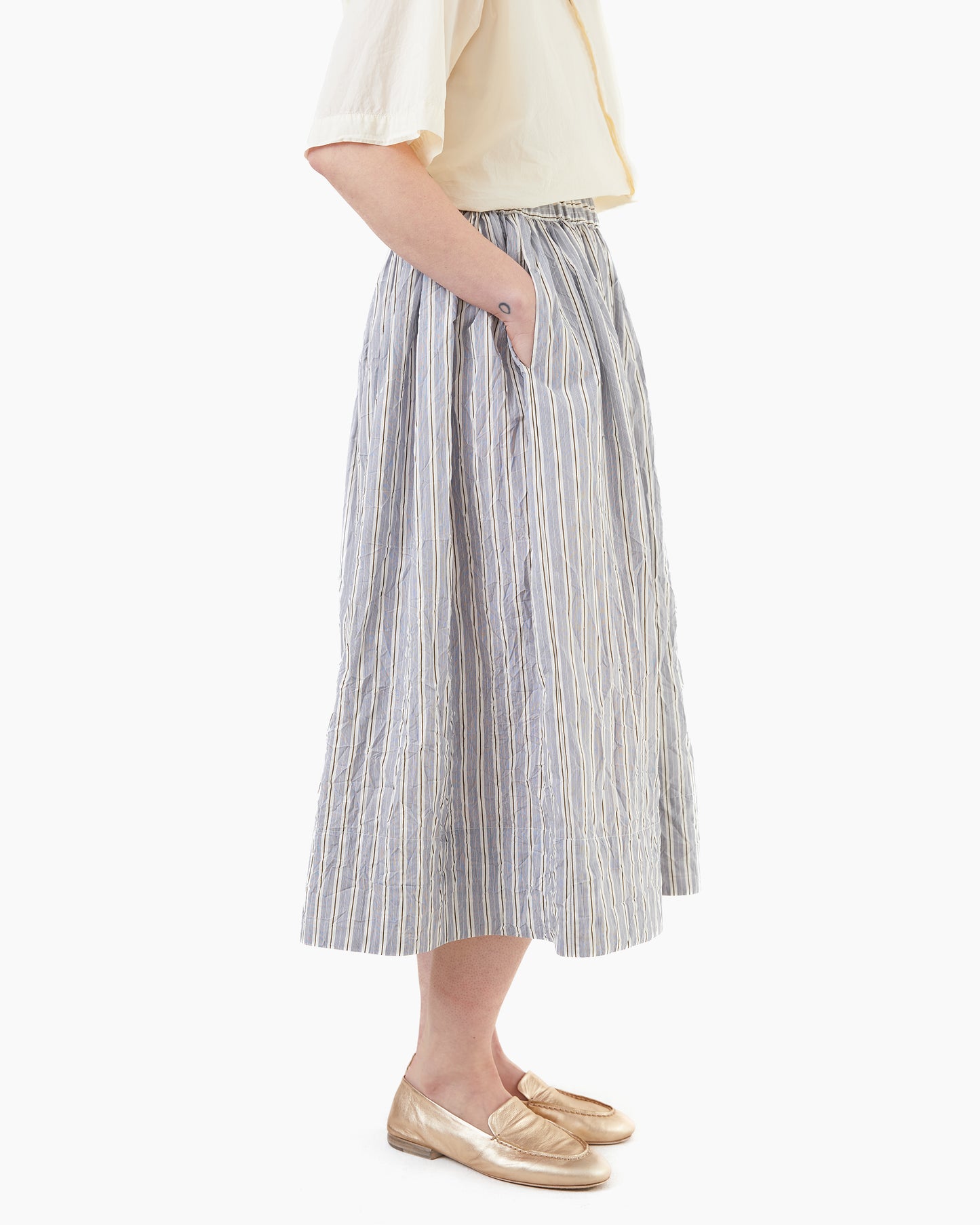 Apuntob Skirt in Abyss Stripe