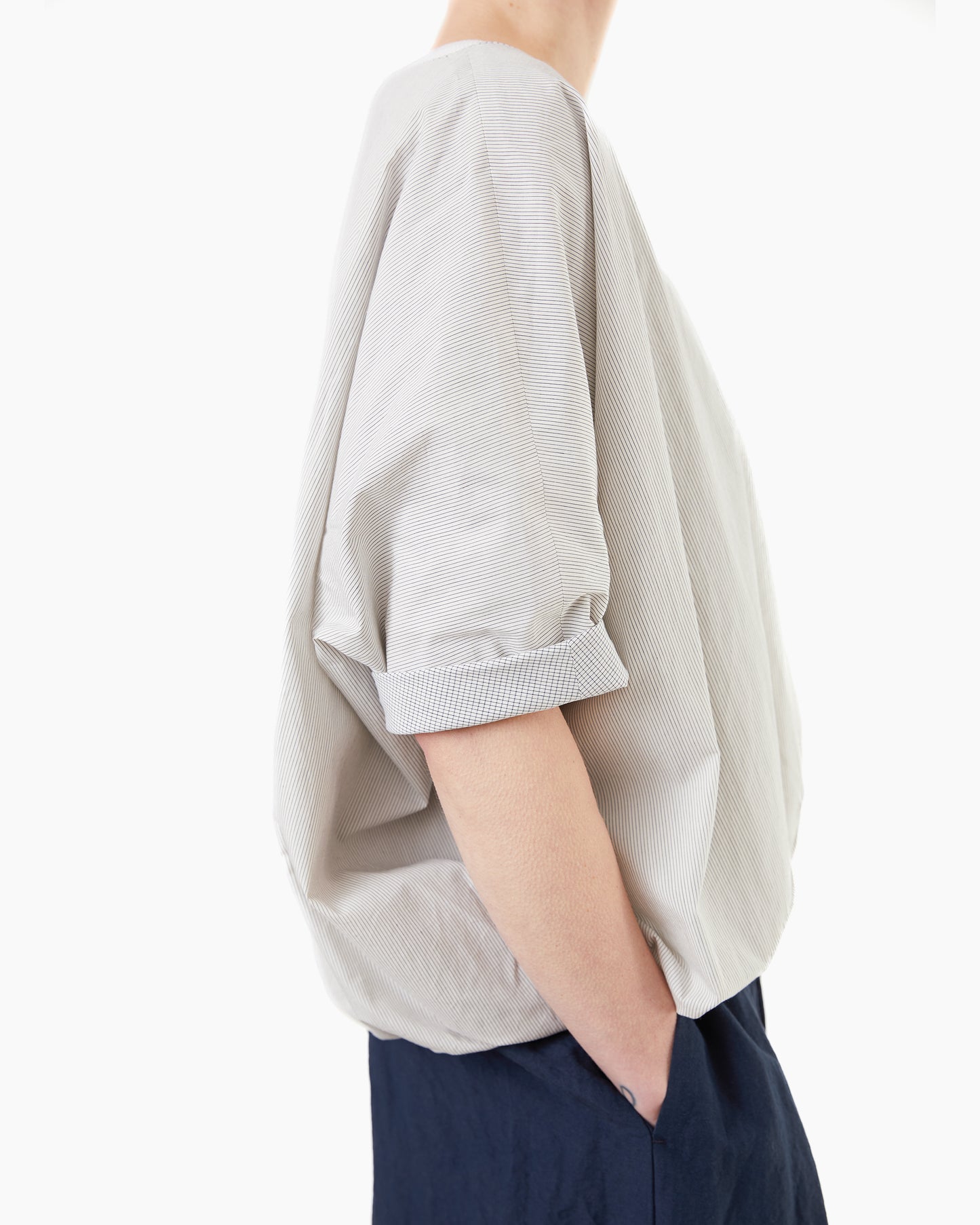 Apuntob Cotton Shirt in Meringue