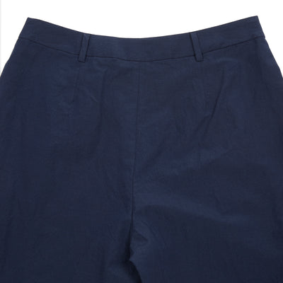 Apuntob Cotton/Linen Trousers in Marine Blue