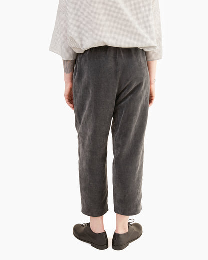 Apuntob Cotton/Linen Velvet Trousers in Cement