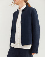 Apuntob Linen Jacket Blue