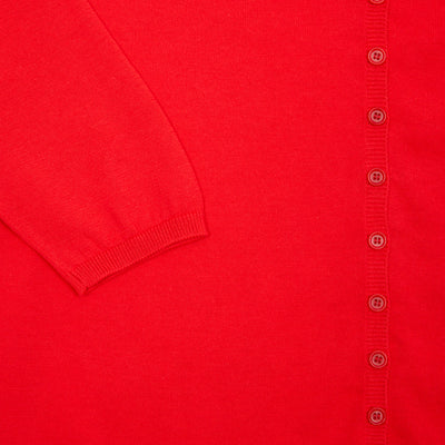 Apuntob Cotton Cardigan in Pomegranate