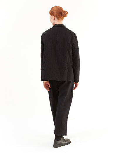 Apuntob Wool Trousers in Black