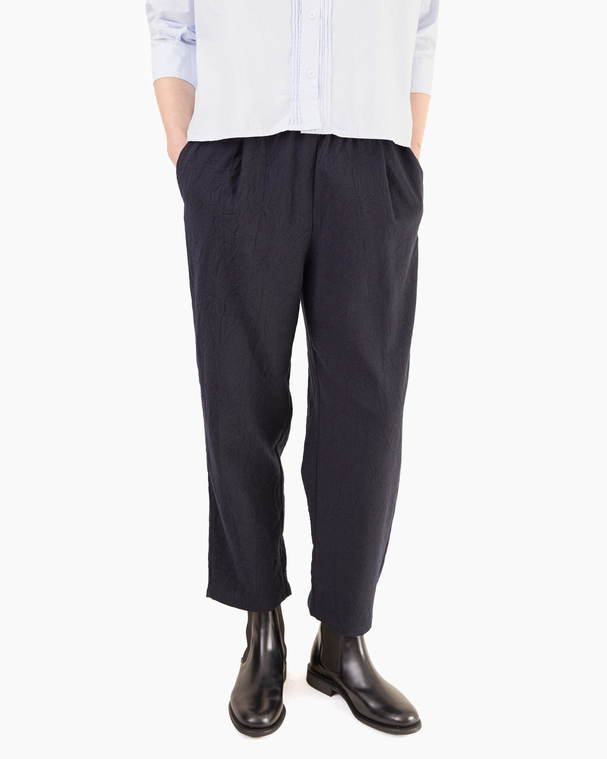 Apuntob P1002/TS990 Fleece Wool Trousers in Blue