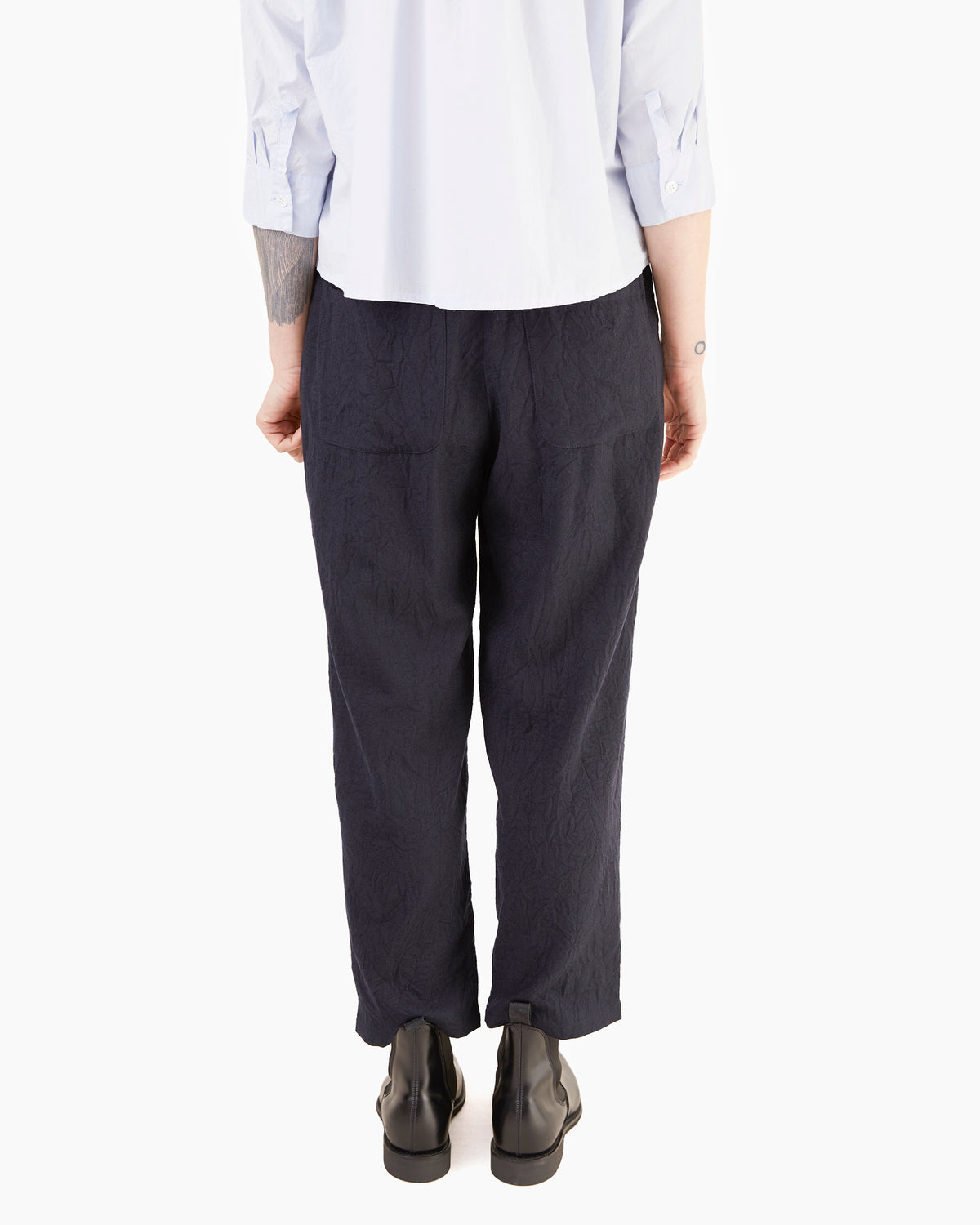 Apuntob P1002/TS990 Fleece Wool Trousers in Blue