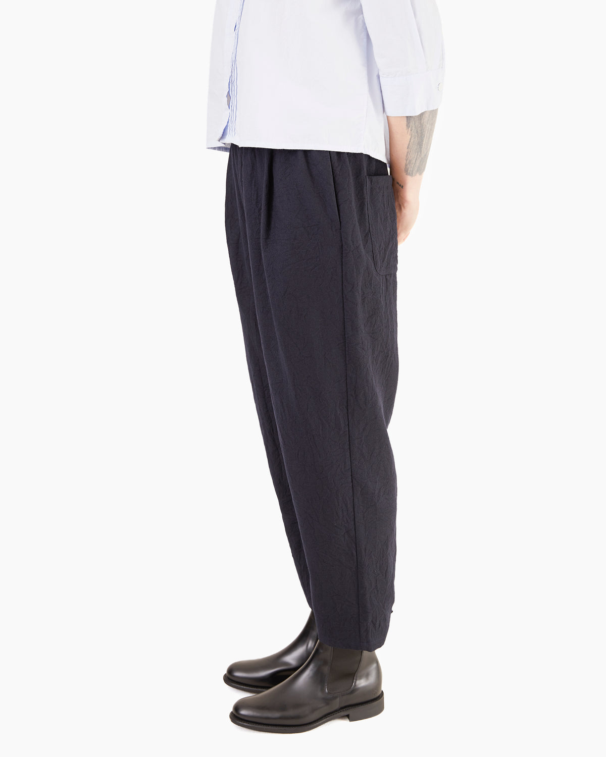 Apuntob P1002/TS990 Fleece Wool Trousers in Blue
