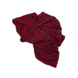 Apuntob P1823/TS761 Scarf in red, 100% wool fleece